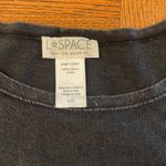 l*space L* Classic Burnout Black Cotton dress/coverup Large Photo 1