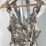 Vince Camuto Linen Blend Leaf Print Dress – Size 6 Photo 5