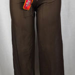 Zuliana Size XL Brown Mesh Waist Tie Beach Pants. Made in USA. New With Tags. Photo 0