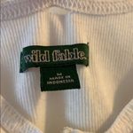 Wild Fable  white ribbed tank top Photo 3