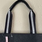 Victoria's Secret NWT 2017 Fashion Show Glamour Glitter Tote Bag Black Silver Photo 3