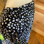 Rafaella ‎ black polka dot shirt size medium Photo 3