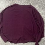 Urban Outfitters Out from under size small Plum Knit Cardigan with Tie Detail Photo 3