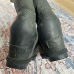 Sorel Lexi Wedge Boot Olive Green and Black Quilted Leather Ankle Boots Size 8 Photo 9