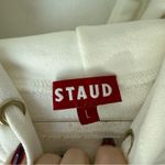 STAUD  White Vote Hoodie Sweatshirt L Photo 3
