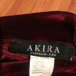 Akira High Neck Velvet Dress Photo 4