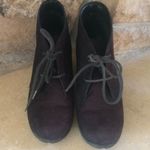 White Mountain  Irma Heeled Lace Up Vegan Booties Black Size 7.5 Photo 2