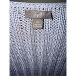 J.Jill 100% Cotton Lilac Knit 2 Button Front Mini Bell Sleeve sweater Purple Size L Photo 6