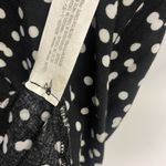 ZARA  Black and White Polka Dot High Neck Dress Photo 7