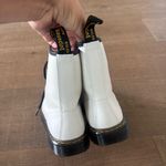 Dr. Martens  zavala lamper white lace up combat boots new nwt Photo 3