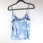 P.J. Salvage Womens Top Luxe Floral Cami In Ice Blue Lounge Pajama S Photo 3