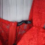 Boohoo  mini red lace dress NWT Photo 5