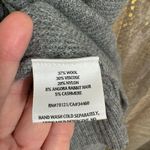 Eileen Fisher  Gray Wool Angora Cashmere Blend Cardigan Sweater Large Photo 7