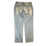 Dear John Jeans Womens 26 Blue Distressed Straight Leg Classic Everyday Denim Photo 1