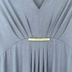 Vtg 90s  Babydoll Maxi Dress Sz 16 Chicos 3 Asymmetrical Coastal Minimal Photo 3