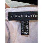 Aidan Mattox  Off Shoulder‎ Cape Gown Portrait Collar Gown Size 10 Pale Blush Photo 7