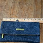 Adrienne Vittadini  Textured‎ Blue Wristlet Fold Over Photo 9