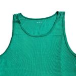 Three Dots  Kelly Green Lettuce‎ Hem Ribbed Tank Size XL Photo 1