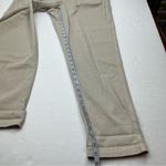 American Eagle AE Stretch Mom Pant Khaki Tan High Rise Tapered 14 Long NEW *FLAW Photo 9