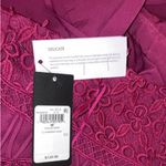 Guess size Medium Forbidden Lace Mini Dress Crushed Berry NWT Photo 6