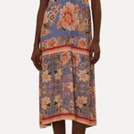 Farm Rio  Blue Superbloom Tapestry Maxi Dress M Photo 2