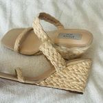 Steven New York Ardy Espadrille Wedge Sandal Size 8 Neutral Cream Tan Photo 8