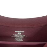 Patagonia  Women's Size Small Burgundy‎ Red Long Sleeve Crewneck Sweater Photo 3