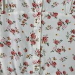 No Boundaries  Size XL(15-17)Milkmaid Floral V-Neck Button Front Shirred Back Top Photo 2