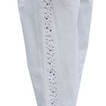 Cache White Denim Rhinestone Embellished Jean Pant New Crop Stretch NWT $98 Photo 3