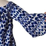 Alice & Trixie  silk ikat off the shoulder dress Photo 2