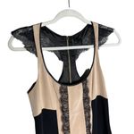 Jay Godfrey  Holden Slim Racer Back Dress Size 4 Silk Lace Black Nude Photo 1