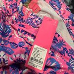 Lilly Pulitzer BOWEN HAVANA PINK TURTLE TIDEPOOL HALTER ENGINEERED TOP XS Photo 4