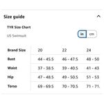 TYR Durafast Elite Square Neck Tankini Swim Top Navy Size 20 New With Tag Blue Photo 11