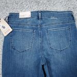 NYDJ High Rise Girlfriend Hollywood Jeans Blue Stunning Stretch Women's Size 2 Photo 3