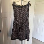 Doen Silk MILLANE DRESS IN CARDINALE FOULARD Sleeveless Black Size XXL Photo 1