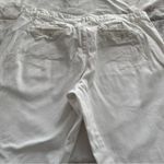 Anthropologie  Pilcro Hyphen white Y2K mid rise straight leg jeans, size 32 plus Photo 8