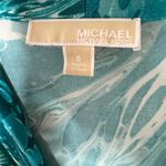 Michael Kors Teal Patterned Maxi Dress Photo 1