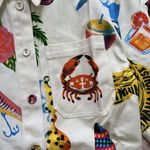 NWT ALEMAIS x Alan Berry Rhys Samaki Cropped Organic Cotton Shirt Women's Size 0 Photo 7