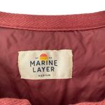 Marine layer  Laney Puffer Coat Jacket Duck Feather Down Maroon Size Medium Photo 6