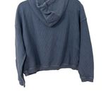 Aerie  Hoodie Womens Small Cropped Pullover Ribbed Blue Sweatshirt Photo 1