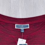 Karen Scott Dark Red Fleece Sweatshirt XL Photo 2