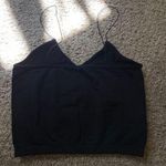 Black Cropped Tank top Photo 1