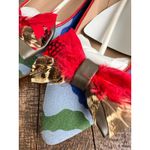 Handmade in Spain Ballet Flats Artemisa Red Camo Flats Shoes Women Size 37 Blue Photo 8