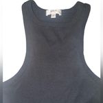 AGOLDE Black Sleeveless Ribbed Top Photo 1