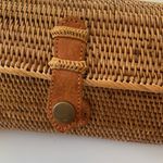 Crossbody Basket Purse Tan Photo 5