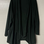 Lane Bryant  Cardigan Women Plus Size 22 Green Waterfall Open Front Long Sleeve Photo 0