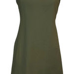 Halara  Dress Crisscross Back Olive Green Athletic Workout Mini Size L Pockets‎ Photo 0