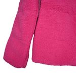 NVLT Womens M Berber Faux Shearling Fleece Hooded Jacket in Valentino Pink NEW Size M Photo 7