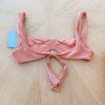 L Space Bikini‎ Top Womens XL Nikita Sienna Ribbed Eco Chic Repreve Boho Summer Brown Photo 4