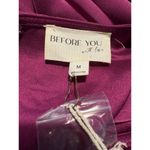 BEFORE YOU Magenta Maxi Length Shift Dress NWT Wedding Guest Classic Pockets Pink Size M Photo 8